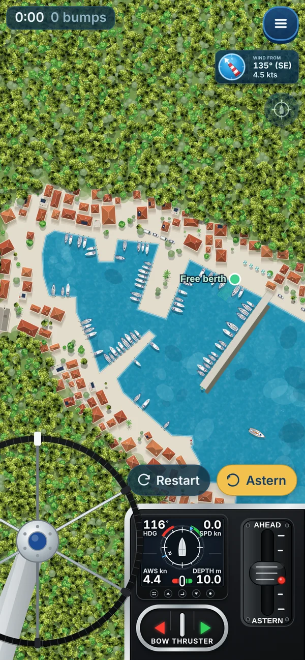 Overview of Sali fishing port on Dugi Otok